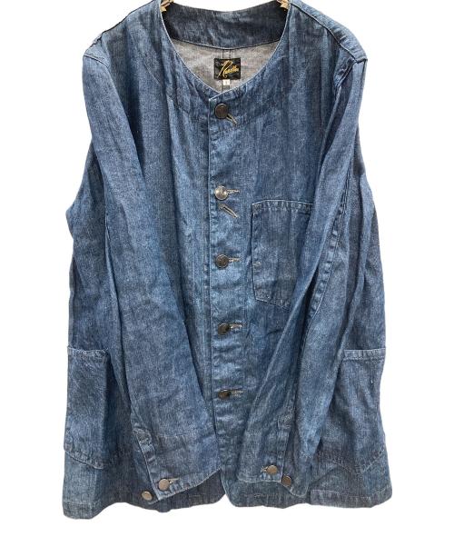 Needles（ニードルズ）Needles (ニードルズ) ノーカラーカバーオール インディゴ サイズ:Sの古着・服飾アイテム