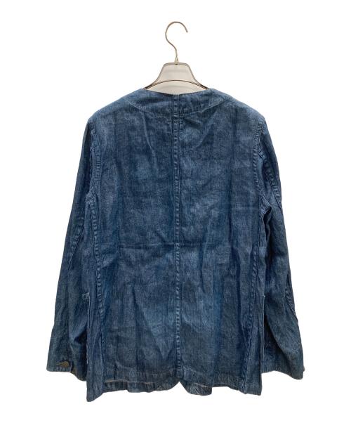 Needles（ニードルズ）Needles (ニードルズ) ノーカラーカバーオール インディゴ サイズ:Sの古着・服飾アイテム