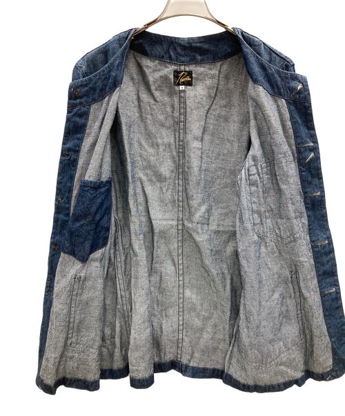 Needles（ニードルズ）Needles (ニードルズ) ノーカラーカバーオール インディゴ サイズ:Sの古着・服飾アイテム