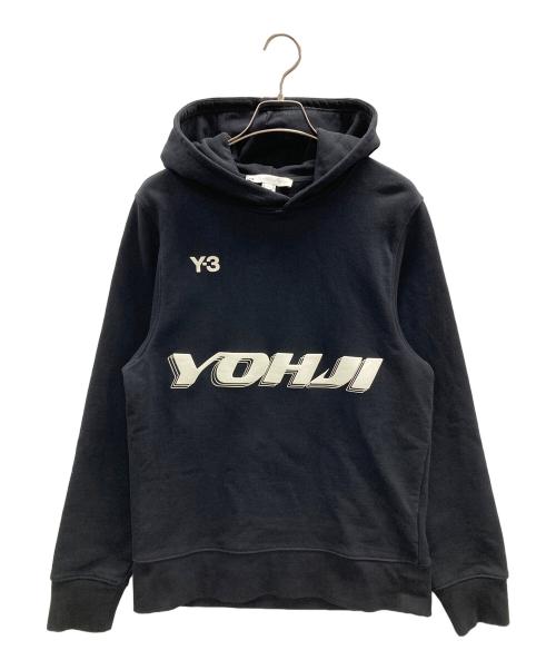 Y-3（ワイスリー）Y-3 (ワイスリー) パーカー ブラック グラフィック フーディー ブラック サイズ:XSの古着・服飾アイテム