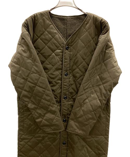 SOPHNET.（ソフネット）SOPHNET. (ソフネット) リバーシブル キルティング ボア ブルゾン カーキ サイズ:Mの古着・服飾アイテム