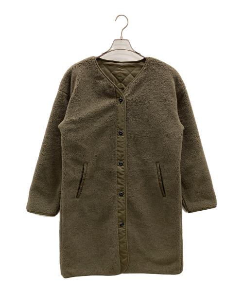 SOPHNET.（ソフネット）SOPHNET. (ソフネット) リバーシブル キルティング ボア ブルゾン カーキ サイズ:Mの古着・服飾アイテム