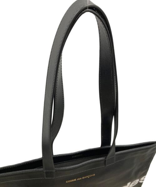 COMME des GARCONS（コムデギャルソン）COMME des GARCONS (コムデギャルソン) トートバッグ ヒュージロゴバッグ ブラック サイズ:実寸サイズにてご確認ください。の古着・服飾アイテム
