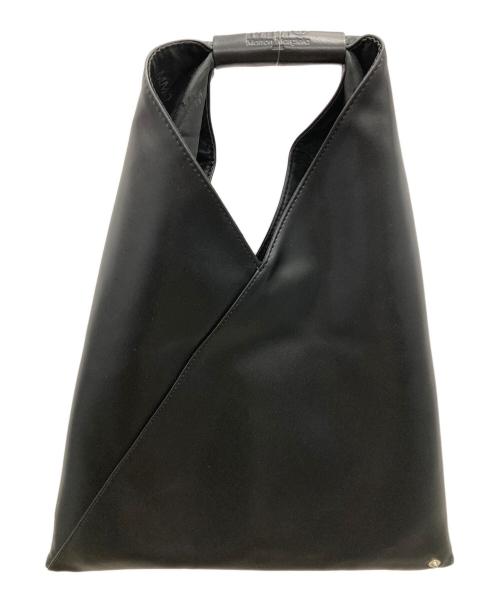MM6 Maison Margiela（エムエムシックスメゾンマルジェラ）MM6 Maison Margiela (エムエムシックス メゾンマルジェラ) レザーハンドバッグ SMALL JAPANESE HANDBAG（スモール ジャパニーズ ハンドバッグ） ブラック サイズ:実寸サイズにてご確認ください。の古着・服飾アイテム