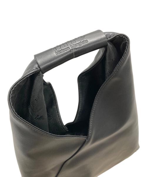 MM6 Maison Margiela（エムエムシックスメゾンマルジェラ）MM6 Maison Margiela (エムエムシックス メゾンマルジェラ) レザーハンドバッグ SMALL JAPANESE HANDBAG（スモール ジャパニーズ ハンドバッグ） ブラック サイズ:実寸サイズにてご確認ください。の古着・服飾アイテム