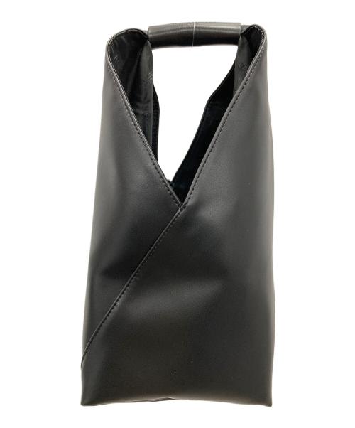 MM6 Maison Margiela（エムエムシックスメゾンマルジェラ）MM6 Maison Margiela (エムエムシックス メゾンマルジェラ) レザーハンドバッグ SMALL JAPANESE HANDBAG（スモール ジャパニーズ ハンドバッグ） ブラック サイズ:実寸サイズにてご確認ください。の古着・服飾アイテム