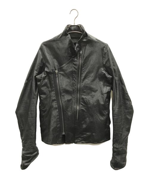 JULIUS（ユリウス）JULIUS (ユリウス) レザージャケット スラッシングダブルライダースジャケット ブラック サイズ:1の古着・服飾アイテム
