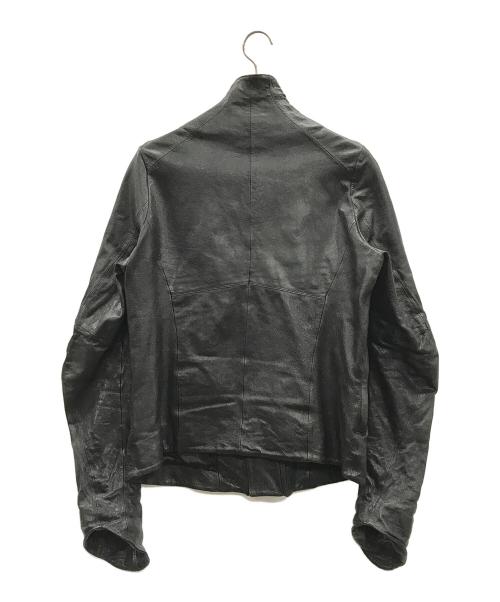 JULIUS（ユリウス）JULIUS (ユリウス) レザージャケット スラッシングダブルライダースジャケット ブラック サイズ:1の古着・服飾アイテム