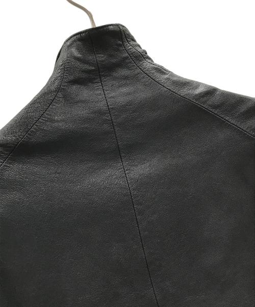 JULIUS（ユリウス）JULIUS (ユリウス) レザージャケット スラッシングダブルライダースジャケット ブラック サイズ:1の古着・服飾アイテム