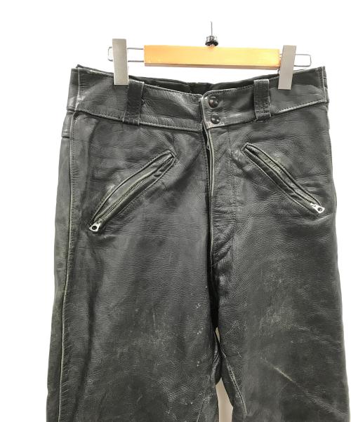 Buco（ブコ）Buco (ブコ) レザーパンツ ブラック サイズ:実寸サイズにてご確認ください。の古着・服飾アイテム