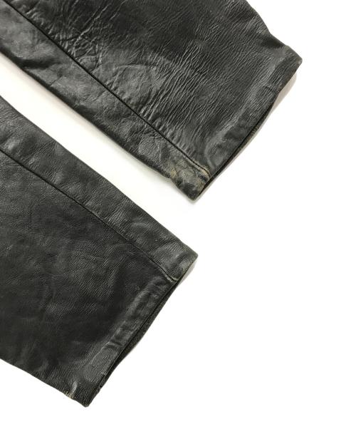 Buco（ブコ）Buco (ブコ) レザーパンツ ブラック サイズ:実寸サイズにてご確認ください。の古着・服飾アイテム