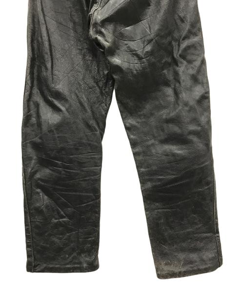 Buco（ブコ）Buco (ブコ) レザーパンツ ブラック サイズ:実寸サイズにてご確認ください。の古着・服飾アイテム