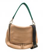 ANYA HINDMARCHアニヤ・ハインドマーチ）の古着「2WAYバッグ ハンドバッグ ショルダーバッグ」｜ベージュ