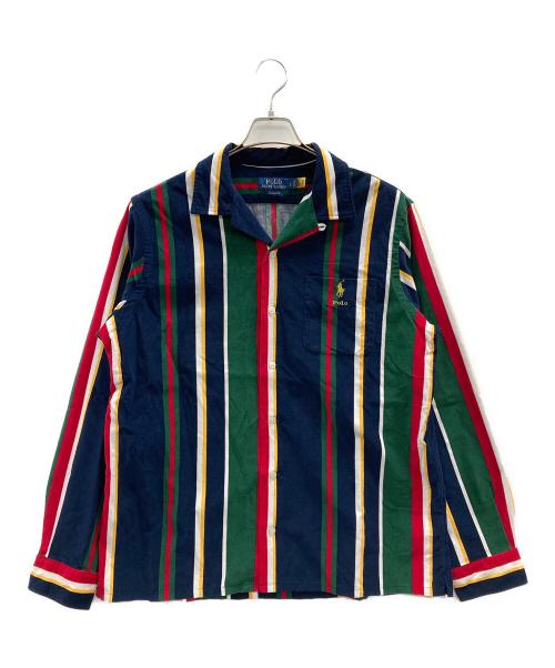 POLO RALPH LAUREN（ポロ・ラルフローレン）POLO RALPH LAUREN (ポロ・ラルフローレン) CLASSIC FIT（クラシック フィット）コーデュロイシャツ マルチカラー サイズ:LGの古着・服飾アイテム