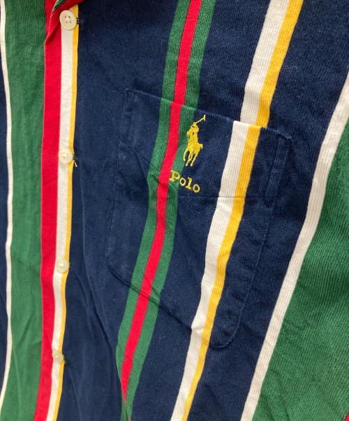POLO RALPH LAUREN（ポロ・ラルフローレン）POLO RALPH LAUREN (ポロ・ラルフローレン) CLASSIC FIT（クラシック フィット）コーデュロイシャツ マルチカラー サイズ:LGの古着・服飾アイテム