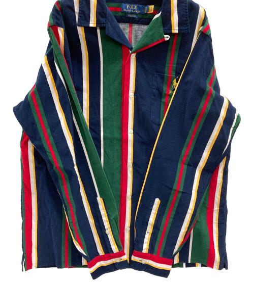POLO RALPH LAUREN（ポロ・ラルフローレン）POLO RALPH LAUREN (ポロ・ラルフローレン) CLASSIC FIT（クラシック フィット）コーデュロイシャツ マルチカラー サイズ:LGの古着・服飾アイテム
