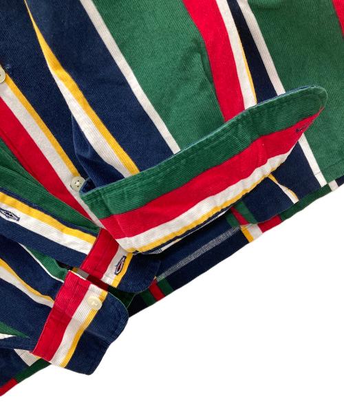 POLO RALPH LAUREN（ポロ・ラルフローレン）POLO RALPH LAUREN (ポロ・ラルフローレン) CLASSIC FIT（クラシック フィット）コーデュロイシャツ マルチカラー サイズ:LGの古着・服飾アイテム