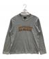stussy（ステューシー）の古着「ロングスリーブカットソー Kent Football Jersey（ケント フットボール ジャージー）」｜グレー