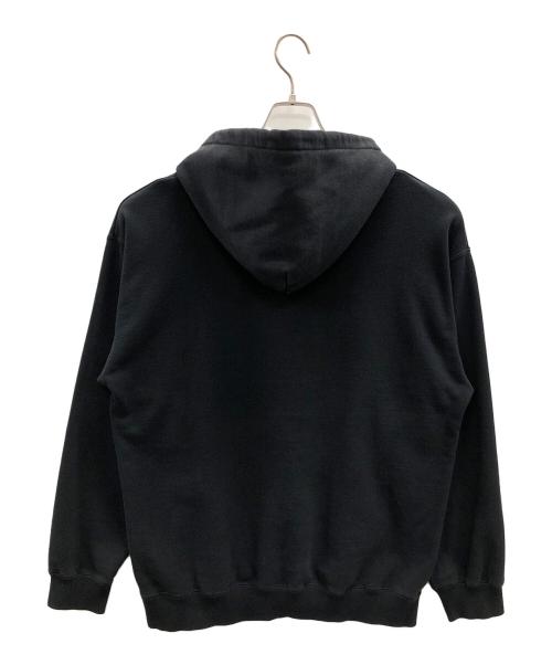 X-LARGE（エクストララージ）X-LARGE (エクストララージ) プルオーバーパーカー STANDARD LOGO PULLOVER HOODED SWEAT（スタンダード ロゴ プルオーバー フーデッド スウェット） ブラック サイズ:Lの古着・服飾アイテム