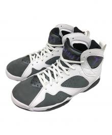 NIKE（ナイキ）の古着「スニーカー Air Jordan 7 Retro "Flint"(エアジョーダン7 "フリント" ) 」｜ホワイト×グレー