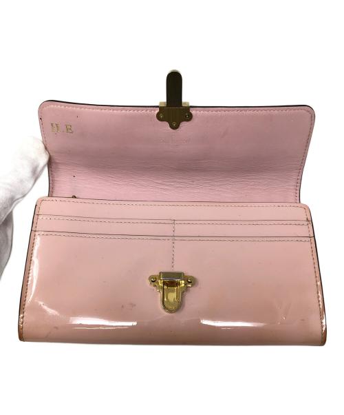 LOUIS VUITTON（ルイ ヴィトン）LOUIS VUITTON (ルイ ヴィトン) 長財布 モノグラム ポルトフォイユ チェリーウッド ローズバレリーヌ ピンク×ブラウン サイズ:実寸サイズにてご確認ください。の古着・服飾アイテム