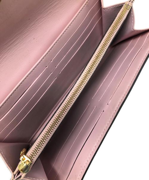 LOUIS VUITTON（ルイ ヴィトン）LOUIS VUITTON (ルイ ヴィトン) 長財布 モノグラム ポルトフォイユ チェリーウッド ローズバレリーヌ ピンク×ブラウン サイズ:実寸サイズにてご確認ください。の古着・服飾アイテム