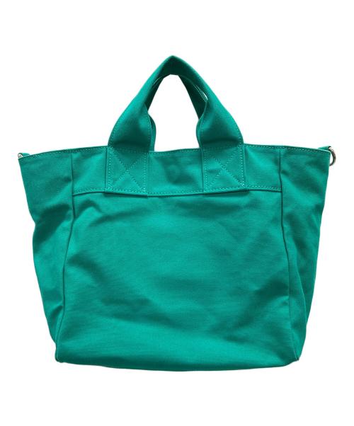 Vivienne Westwood（ヴィヴィアンウエストウッド）Vivienne Westwood (ヴィヴィアンウエストウッド) 2WAYバッグ キャンバストートバッグ ショルダーバッグ PAINT LINE（ペイント ライン） グリーン サイズ:実寸サイズにてご確認ください。の古着・服飾アイテム
