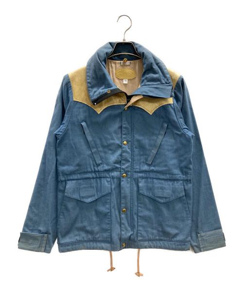 WAREHOUSE（ウエアハウス）WAREHOUSE (ウエアハウス) RockyMountainFeatherBed (ロッキーマウンテンフェザーベッド) マウンテンパーカー ブルー サイズ:38の古着・服飾アイテム