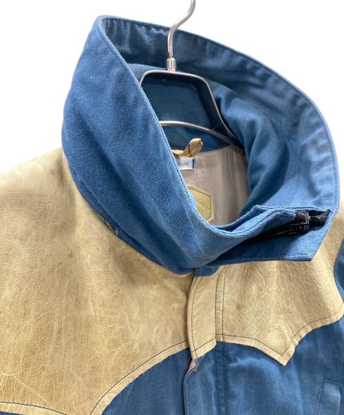 WAREHOUSE（ウエアハウス）WAREHOUSE (ウエアハウス) RockyMountainFeatherBed (ロッキーマウンテンフェザーベッド) マウンテンパーカー ブルー サイズ:38の古着・服飾アイテム