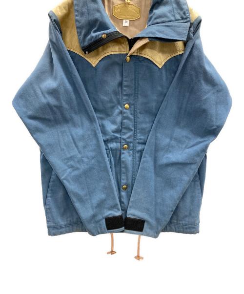 WAREHOUSE（ウエアハウス）WAREHOUSE (ウエアハウス) RockyMountainFeatherBed (ロッキーマウンテンフェザーベッド) マウンテンパーカー ブルー サイズ:38の古着・服飾アイテム