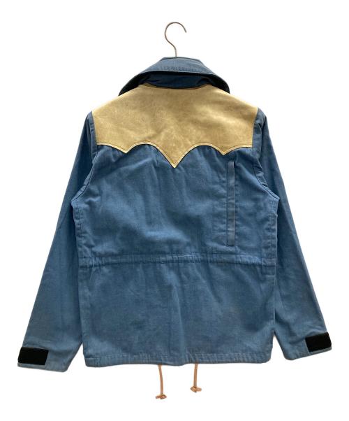 WAREHOUSE（ウエアハウス）WAREHOUSE (ウエアハウス) RockyMountainFeatherBed (ロッキーマウンテンフェザーベッド) マウンテンパーカー ブルー サイズ:38の古着・服飾アイテム