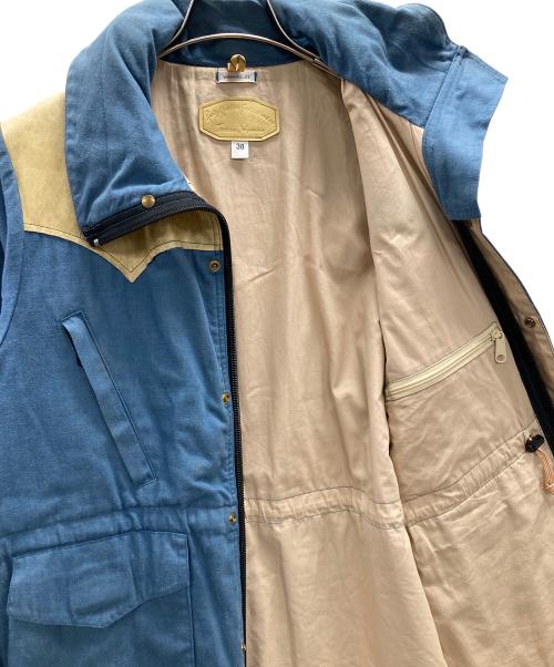 WAREHOUSE（ウエアハウス）WAREHOUSE (ウエアハウス) RockyMountainFeatherBed (ロッキーマウンテンフェザーベッド) マウンテンパーカー ブルー サイズ:38の古着・服飾アイテム