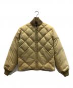WAREHOUSEウエアハウス）の古着「キルティングダウンジャケット」｜ベージュ