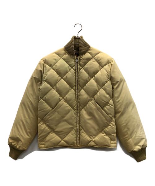 WAREHOUSE（ウエアハウス）WAREHOUSE (ウエアハウス) キルティングダウンジャケット ベージュ サイズ:Mの古着・服飾アイテム