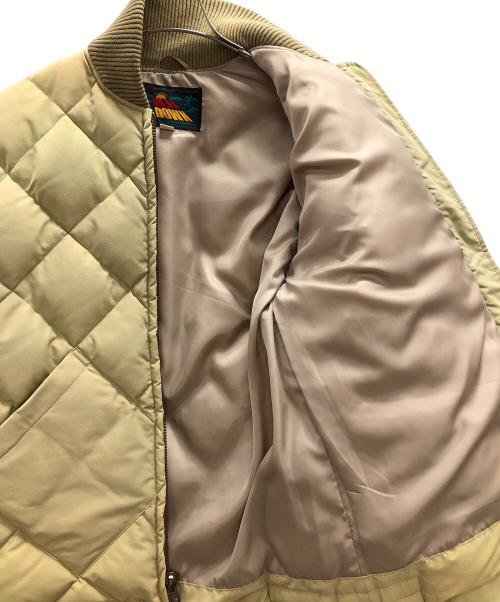 WAREHOUSE（ウエアハウス）WAREHOUSE (ウエアハウス) キルティングダウンジャケット ベージュ サイズ:Mの古着・服飾アイテム