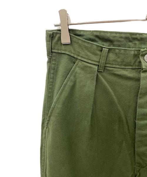 スウェーデン軍（スウェーデン軍）スウェーデン軍 (スウェーデン軍) ユーティリティパンツ オリーブ サイズ:実寸サイズにてご確認下さい。の古着・服飾アイテム