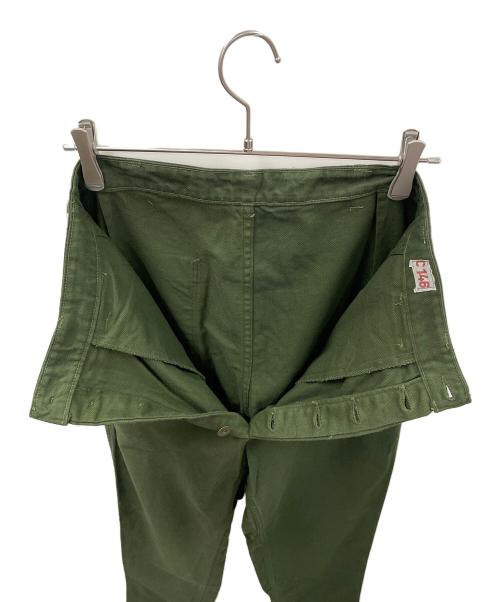 スウェーデン軍（スウェーデン軍）スウェーデン軍 (スウェーデン軍) ユーティリティパンツ オリーブ サイズ:実寸サイズにてご確認下さい。の古着・服飾アイテム