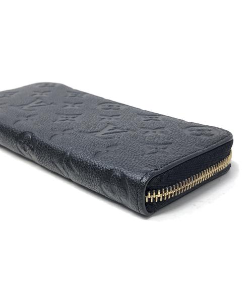 LOUIS VUITTON（ルイ ヴィトン）LOUIS VUITTON (ルイ ヴィトン) 長財布 モノグラム・アンプラント ポルトフォイユ･クレマンス ブラック サイズ:実寸サイズにてご確認ください。の古着・服飾アイテム