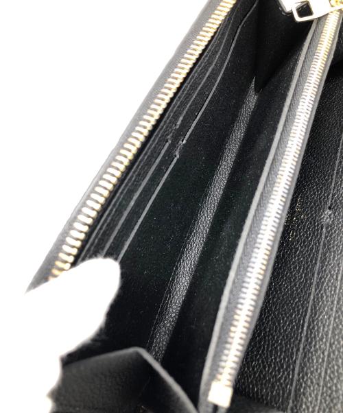 LOUIS VUITTON（ルイ ヴィトン）LOUIS VUITTON (ルイ ヴィトン) 長財布 モノグラム・アンプラント ポルトフォイユ･クレマンス ブラック サイズ:実寸サイズにてご確認ください。の古着・服飾アイテム