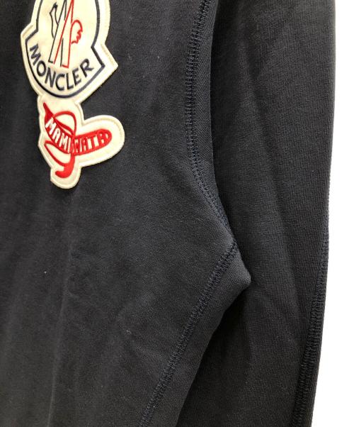 MONCLER（モンクレール）MONCLER (モンクレール) ロゴパッチスウェット ネイビー サイズ:Lの古着・服飾アイテム