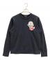 MONCLER（モンクレール）の古着「ロゴパッチスウェット」｜ネイビー