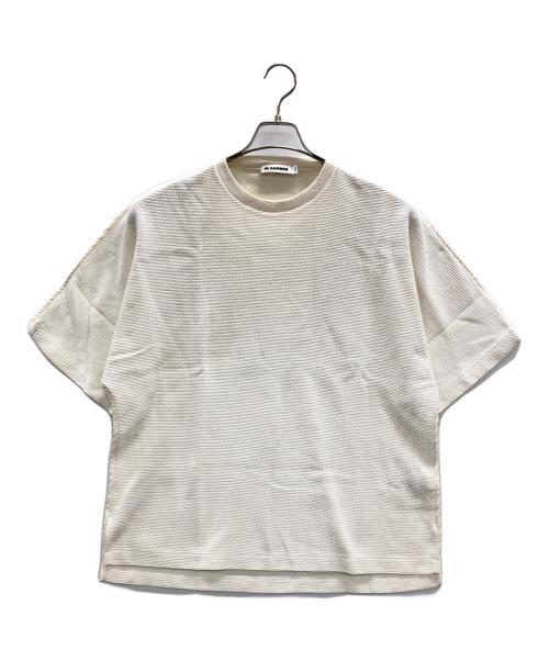 JIL SANDER（ジルサンダー）JIL SANDER (ジルサンダー) ワッフルTシャツ サーマルカットソー ホワイト サイズ:Sの古着・服飾アイテム
