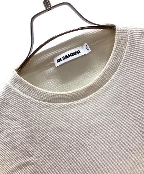 JIL SANDER（ジルサンダー）JIL SANDER (ジルサンダー) ワッフルTシャツ サーマルカットソー ホワイト サイズ:Sの古着・服飾アイテム
