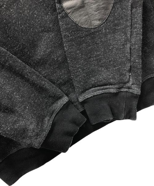 MARTIN MARGIELA（マルタン・マルジェラ）MARTIN MARGIELA (マルタン・マルジェラ) エルボーパッチスウェット ブラック サイズ:48の古着・服飾アイテム