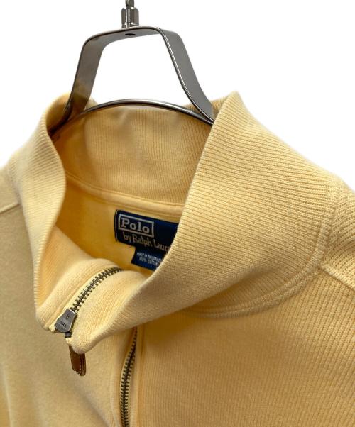 POLO RALPH LAUREN（ポロ・ラルフローレン）POLO RALPH LAUREN (ポロ・ラルフローレン) ハーフジップスウェット イエロー サイズ:XLの古着・服飾アイテム