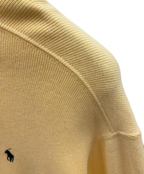 POLO RALPH LAUREN（ポロ・ラルフローレン）POLO RALPH LAUREN (ポロ・ラルフローレン) ハーフジップスウェット イエロー サイズ:XLの古着・服飾アイテム