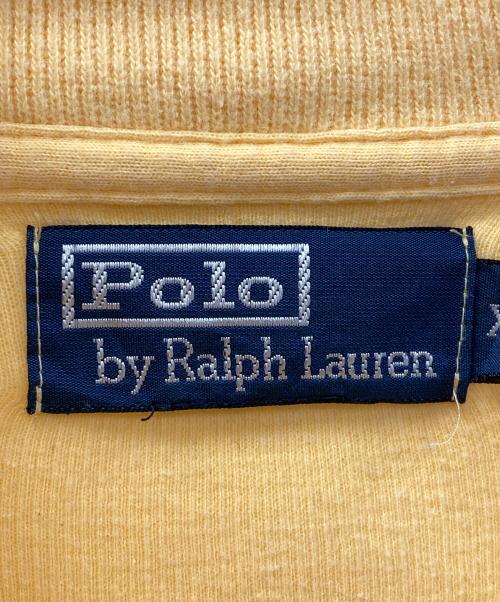 POLO RALPH LAUREN（ポロ・ラルフローレン）POLO RALPH LAUREN (ポロ・ラルフローレン) ハーフジップスウェット イエロー サイズ:XLの古着・服飾アイテム