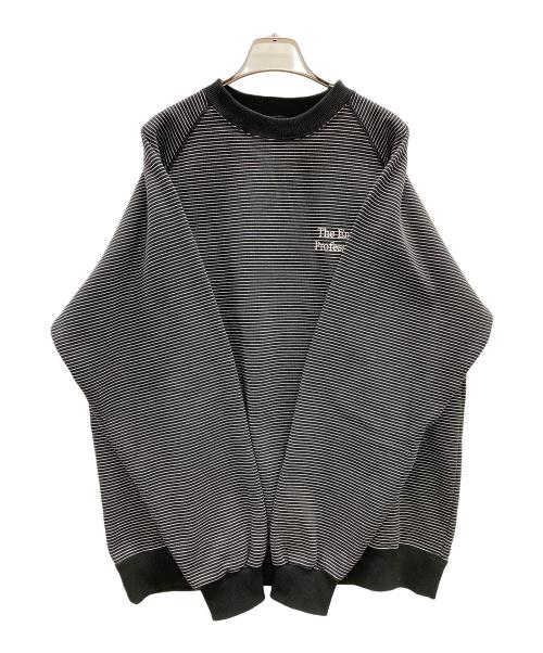 The Ennoy Professional（ザ エンノイ プロフェッショナル）The Ennoy Professional (ザ エンノイ プロフェッショナル) ボーダークルーネックスウェット ブラック サイズ:Lの古着・服飾アイテム
