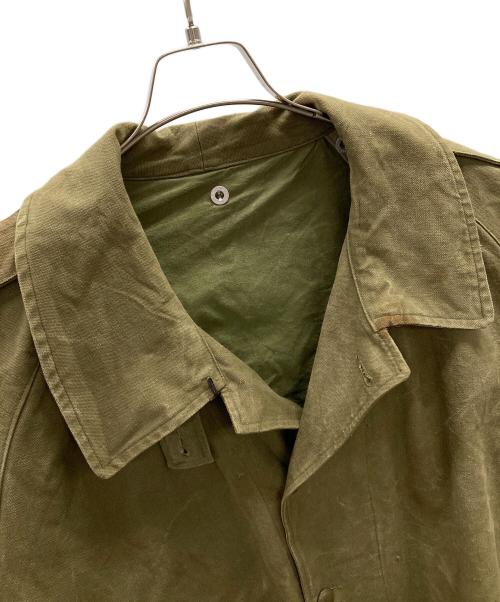フランス軍（フランスグン）フランス軍 (フランスグン) 40s50sフランス軍 モーターサイクルコート オリーブ サイズ:実寸サイズにてご確認ください。の古着・服飾アイテム