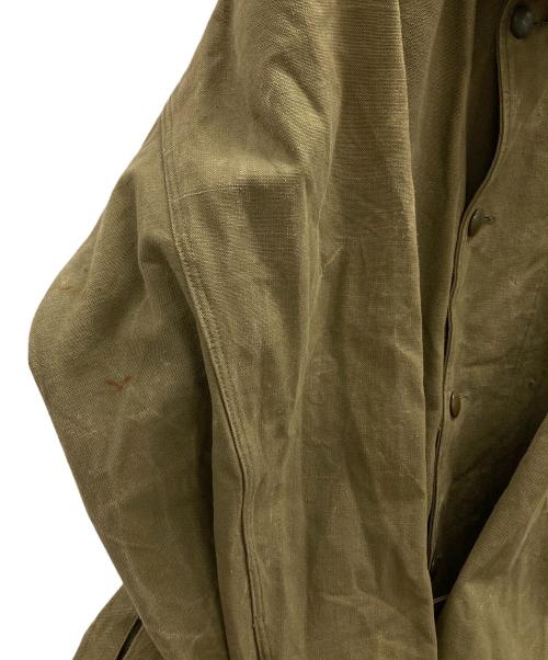 フランス軍（フランスグン）フランス軍 (フランスグン) 40s50sフランス軍 モーターサイクルコート オリーブ サイズ:実寸サイズにてご確認ください。の古着・服飾アイテム